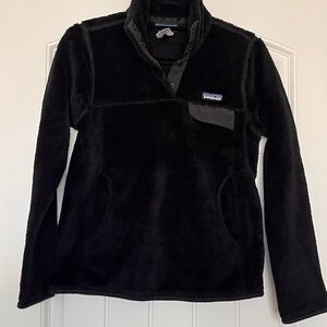 Patagonia Women's Black Re-Tool Snap-T® Fleece Pullover  Size Small